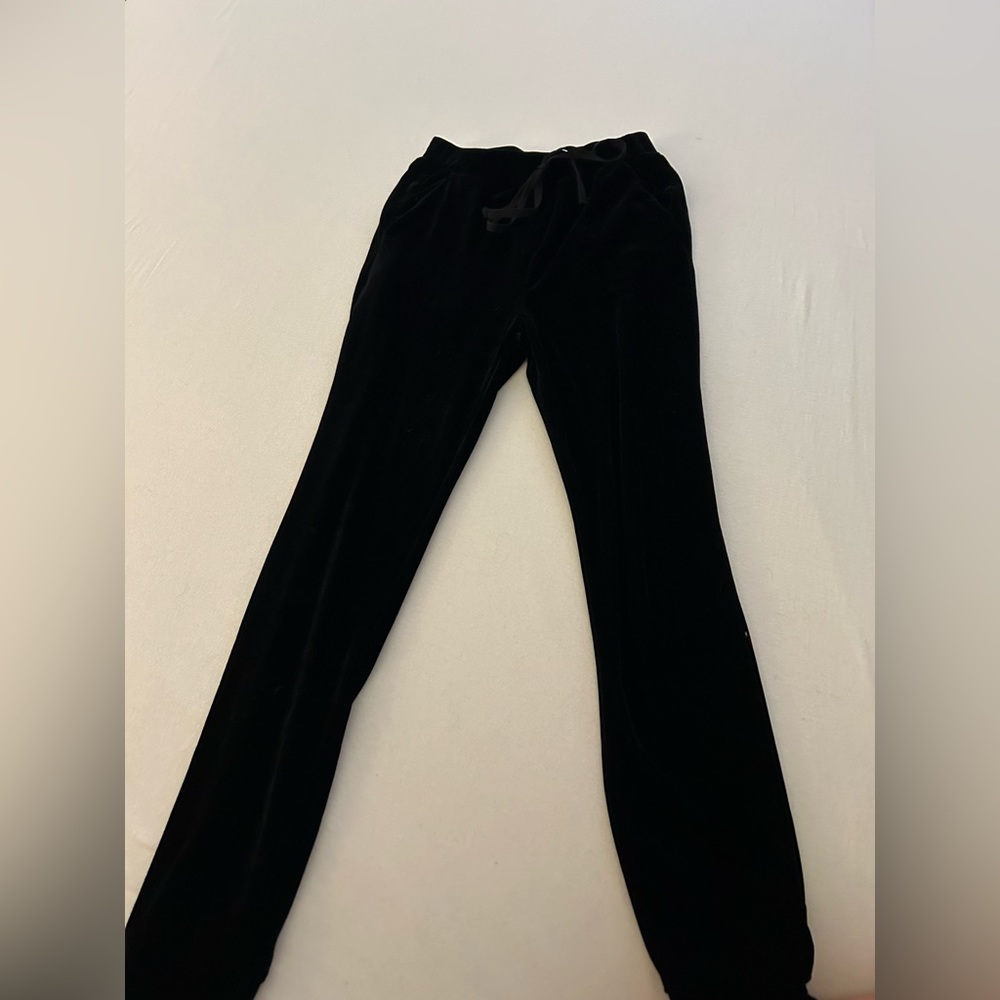 Black velvet jumpsuit